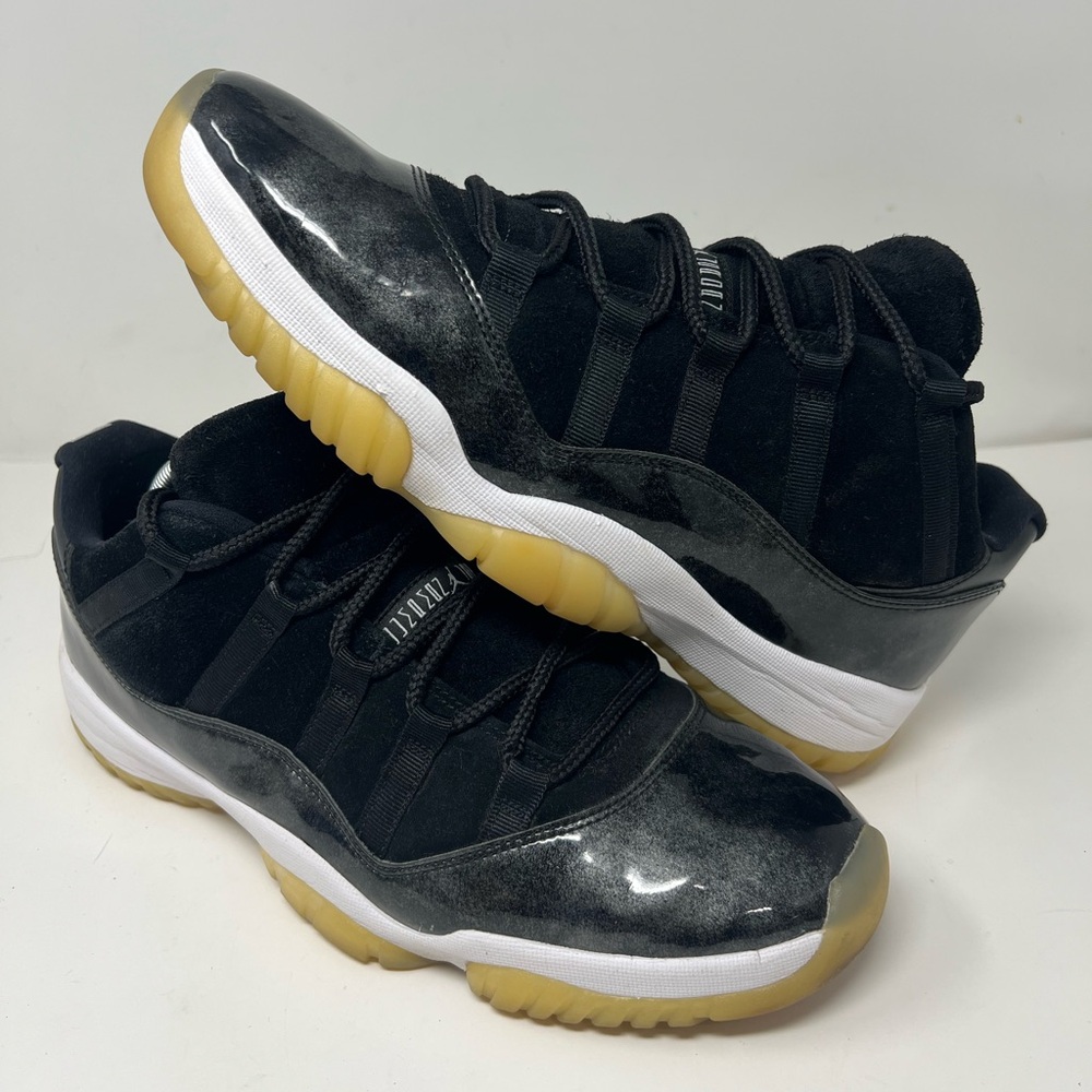 Nike Air Jordan 11 Retro Low Barons Sneakers Men's Size 12 Shoes 528895-010